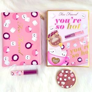 Too Faced “You’re So Hot” Bronzer and Lip Gloss Set NWT Excellent Con…